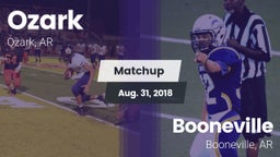 Matchup: Ozark vs. Booneville  2018
