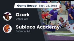 Recap: Ozark  vs. Subiaco Academy 2018