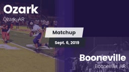 Matchup: Ozark vs. Booneville  2019
