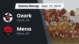 Recap: Ozark  vs. Mena  2019