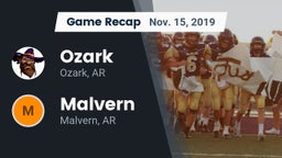 Recap: Ozark  vs. Malvern  2019
