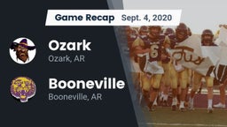 Recap: Ozark  vs. Booneville  2020