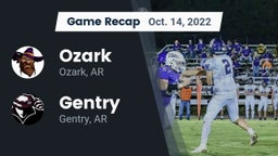 Recap: Ozark  vs. Gentry  2022