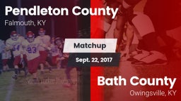 Matchup: Pendleton County vs. Bath County  2017