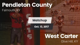 Matchup: Pendleton County vs. West Carter  2017