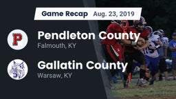 Recap: Pendleton County  vs. Gallatin County  2019