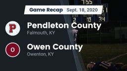 Recap: Pendleton County  vs. Owen County  2020
