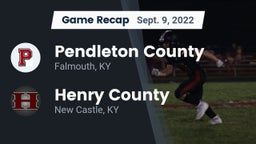 Recap: Pendleton County  vs. Henry County  2022