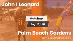 Matchup: John I Leonard High vs. Palm Beach Gardens 2017