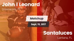 Matchup: John I Leonard High vs. Santaluces  2017