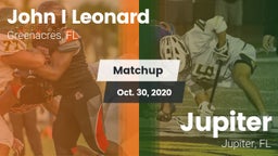 Matchup: John I Leonard High vs. Jupiter  2020