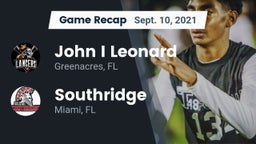 Recap: John I Leonard  vs. Southridge  2021