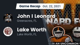 Recap: John I Leonard  vs. Lake Worth  2021