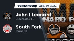 Recap: John I Leonard  vs. South Fork  2022