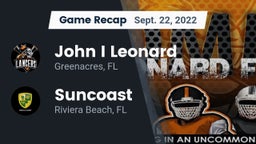 Recap: John I Leonard  vs. Suncoast  2022