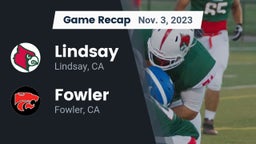 Recap: Lindsay  vs. Fowler  2023
