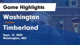 Washington  vs Timberland  Game Highlights - Sept. 13, 2020