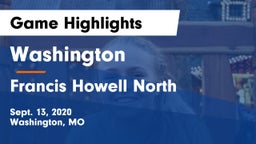 Washington  vs Francis Howell North  Game Highlights - Sept. 13, 2020