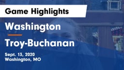 Washington  vs Troy-Buchanan  Game Highlights - Sept. 13, 2020