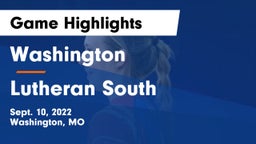 Washington  vs Lutheran South   Game Highlights - Sept. 10, 2022