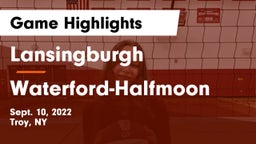 Lansingburgh  vs Waterford-Halfmoon Game Highlights - Sept. 10, 2022