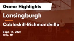 Lansingburgh  vs Cobleskill-Richmondville  Game Highlights - Sept. 14, 2022