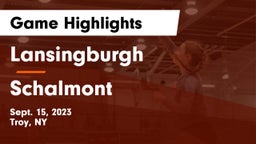 Lansingburgh  vs Schalmont  Game Highlights - Sept. 15, 2023