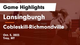 Lansingburgh  vs Cobleskill-Richmondville  Game Highlights - Oct. 5, 2023
