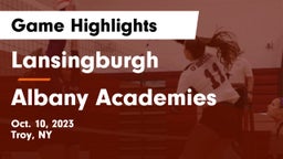 Lansingburgh  vs Albany Academies Game Highlights - Oct. 10, 2023