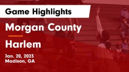 Morgan County  vs Harlem  Game Highlights - Jan. 20, 2023