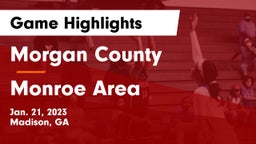 Morgan County  vs Monroe Area  Game Highlights - Jan. 21, 2023