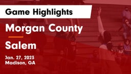 Morgan County  vs Salem  Game Highlights - Jan. 27, 2023