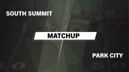 Matchup: South Summit vs. Park City  2016