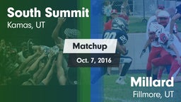 Matchup: South Summit vs. Millard  2016