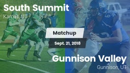 Matchup: South Summit vs. Gunnison Valley  2018