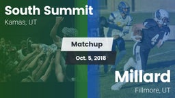 Matchup: South Summit vs. Millard  2018