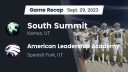 Recap: South Summit  vs. American Leadership Academy  2023