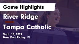 River Ridge  vs Tampa Catholic Game Highlights - Sept. 18, 2021