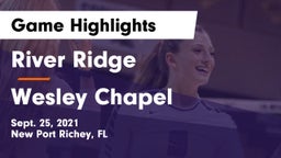 River Ridge  vs Wesley Chapel  Game Highlights - Sept. 25, 2021