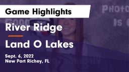 River Ridge  vs Land O Lakes Game Highlights - Sept. 6, 2022