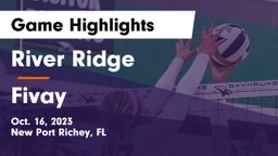River Ridge  vs Fivay  Game Highlights - Oct. 16, 2023