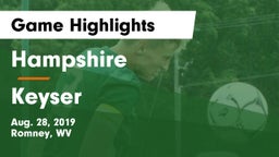 Hampshire  vs Keyser Game Highlights - Aug. 28, 2019