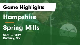 Hampshire  vs Spring Mills  Game Highlights - Sept. 3, 2019