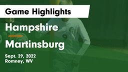 Hampshire  vs Martinsburg  Game Highlights - Sept. 29, 2022