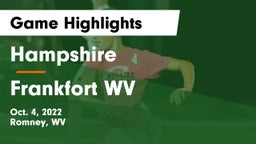Hampshire  vs Frankfort WV Game Highlights - Oct. 4, 2022