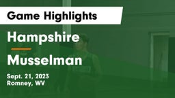 Hampshire  vs Musselman  Game Highlights - Sept. 21, 2023