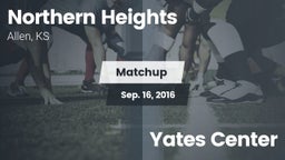Matchup: Northern Heights vs. Yates Center  2016