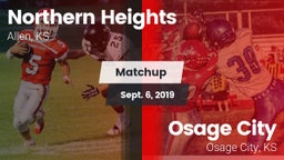 Matchup: Northern Heights vs. Osage City  2019