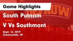 South Putnam  vs V Vs Southmont Game Highlights - Sept. 16, 2019