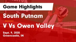 South Putnam  vs V Vs Owen Valley Game Highlights - Sept. 9, 2020